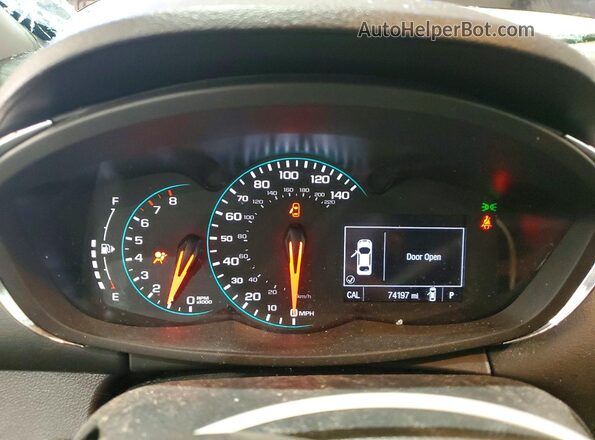 KL7CJPSB2KB774336 2019 CHEVROLET TRAX Черный Вид щитка приборов