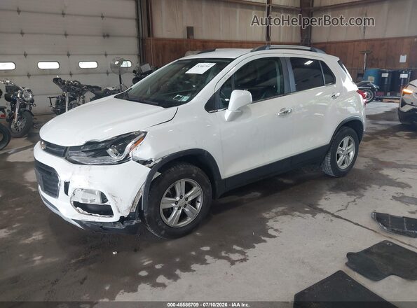 KL7CJPSB2KB945201 2019 CHEVROLET TRAX White წინა მარცხენა ხედი სამი მეოთხედიდან