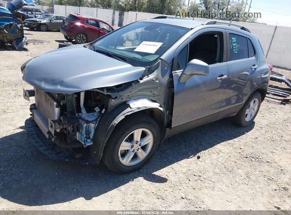 KL7CJPSB3KB811815 2019 CHEVROLET TRAX Серый Передняя левая четверть