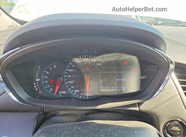 KL7CJPSB3KB898227 2019 CHEVROLET TRAX White Vista del cuadro de instrumentos