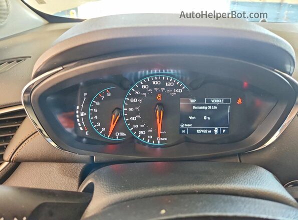 KL7CJPSB3MB348867 2021 CHEVROLET TRAX Белый Вид щитка приборов