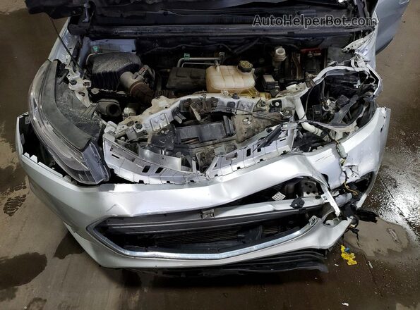 KL7CJPSB4HB157609 2017 CHEVROLET TRAX Silver Engine compartment view