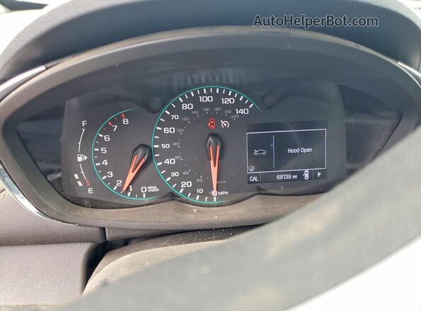 KL7CJPSB4LB325421 2020 CHEVROLET TRAX Silver Вид щитка приладів