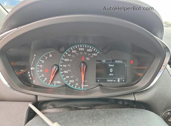 KL7CJPSB4MB338798 2021 CHEVROLET TRAX Blue Vista del cuadro de instrumentos