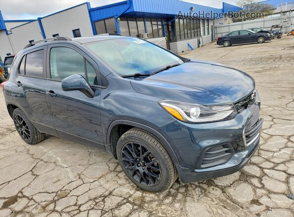KL7CJPSB4MB338798 2021 CHEVROLET TRAX Blue Delantero derecho