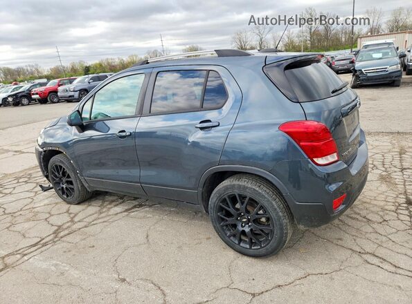 KL7CJPSB4MB338798 2021 CHEVROLET TRAX Blue Trasero izquierdo
