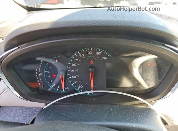 KL7CJPSB4MB351664 2021 CHEVROLET TRAX Blue Vista del cuadro de instrumentos