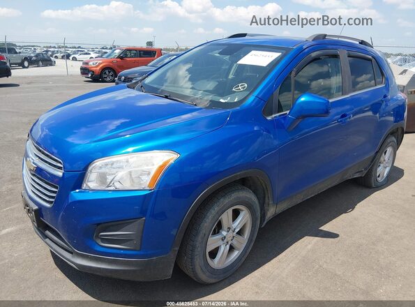 KL7CJPSB5GB760180 2016 CHEVROLET TRAX Blue Przód lewy