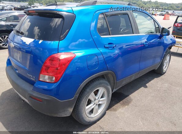 KL7CJPSB5GB760180 2016 CHEVROLET TRAX Blue Tył prawy