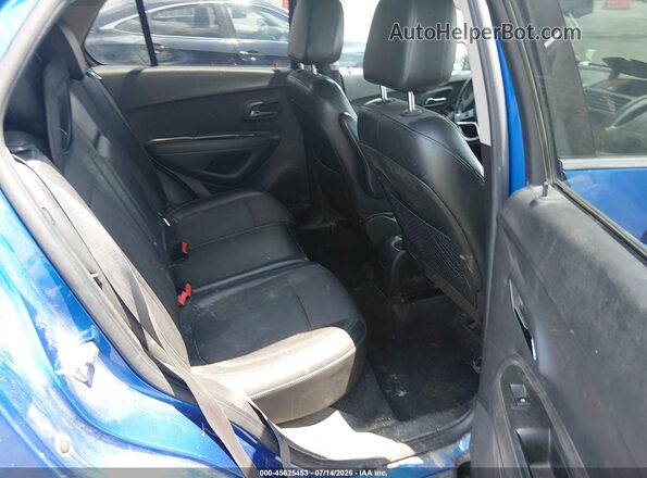 KL7CJPSB5GB760180 2016 CHEVROLET TRAX Blue Widok naklejki z numerem VIN