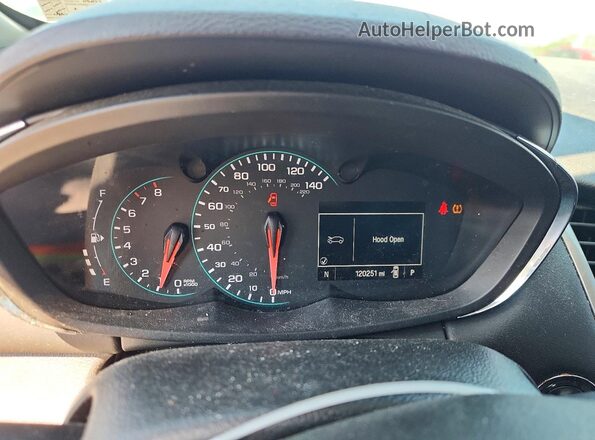 KL7CJPSB5JB613431 2018 CHEVROLET TRAX Угольный Вид щитка приборов