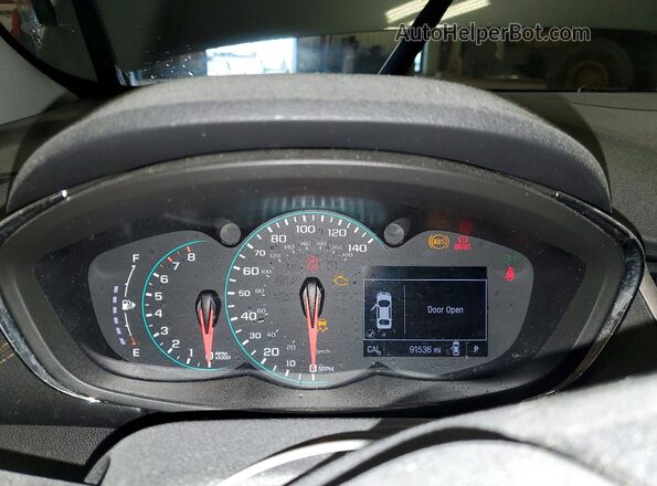 KL7CJPSB6KB936694 2019 CHEVROLET TRAX Серый Вид щитка приборов