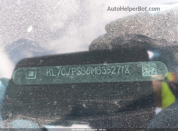 KL7CJPSB6MB352718 2021 CHEVROLET TRAX Gray Engine compartment view