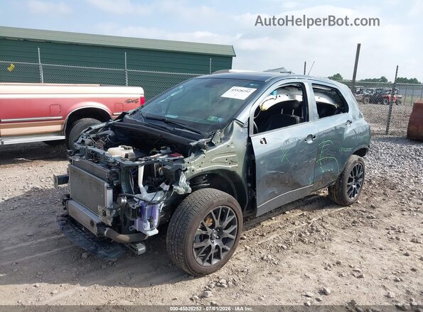 KL7CJPSB6MB352718 2021 CHEVROLET TRAX Gray Front left