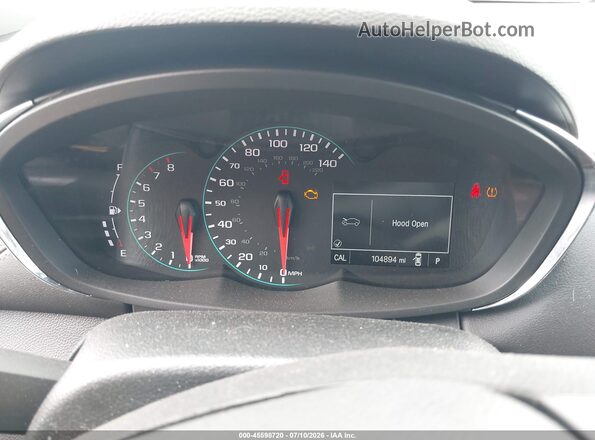 KL7CJPSB7HB086647 2017 CHEVROLET TRAX Серебряный Вид задних сидений