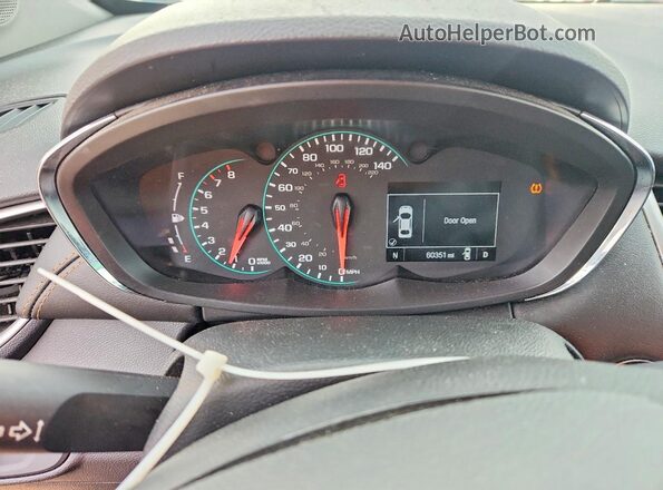 KL7CJPSB7MB316777 2021 CHEVROLET TRAX Blue Widok zestawu wskaźników