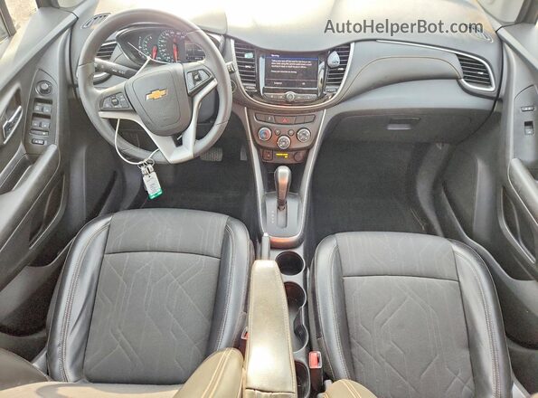 KL7CJPSB7MB316777 2021 CHEVROLET TRAX Blue Widok deski rozdzielczej