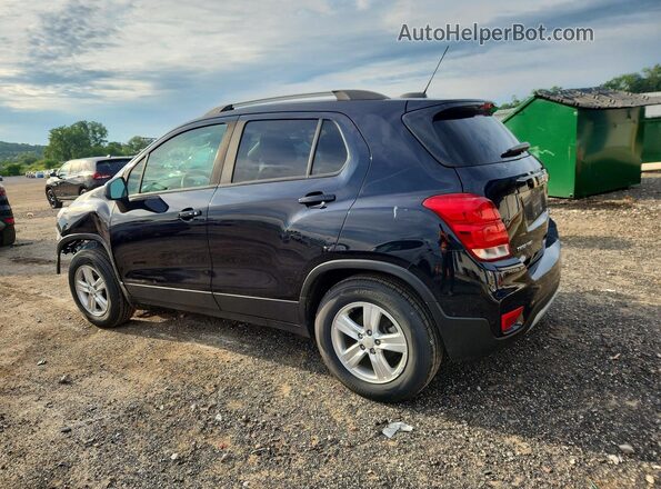 KL7CJPSB7MB316777 2021 CHEVROLET TRAX Blue Tył lewy
