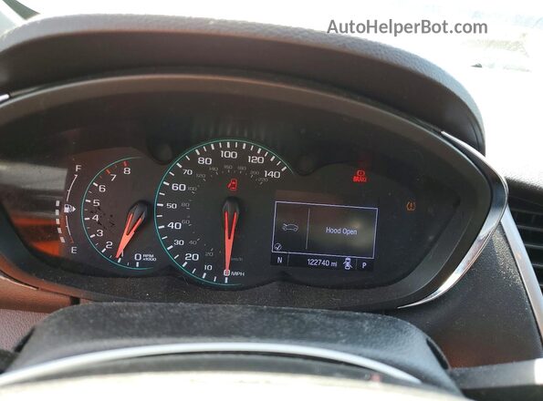 KL7CJPSB8KB895159 2019 CHEVROLET TRAX Gray Widok zestawu wskaźników