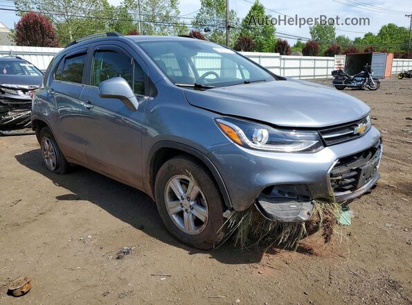 KL7CJPSB8KB895159 2019 CHEVROLET TRAX Gray Przód prawy