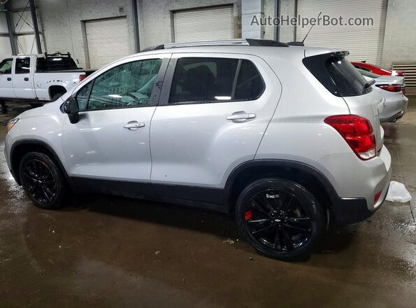 KL7CJPSB8MB345561 2021 CHEVROLET TRAX Silver Հետևի ձախ