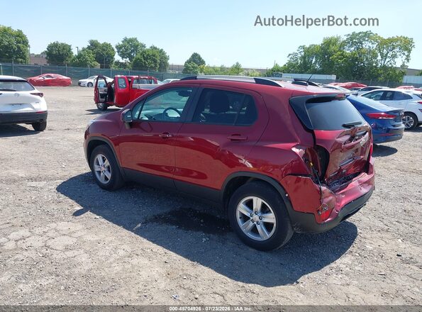 KL7CJPSB8MB357077 2021 CHEVROLET TRAX Red Trasero izquierdo