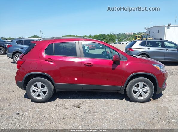 KL7CJPSB8MB357077 2021 CHEVROLET TRAX Red Vista interior trasera