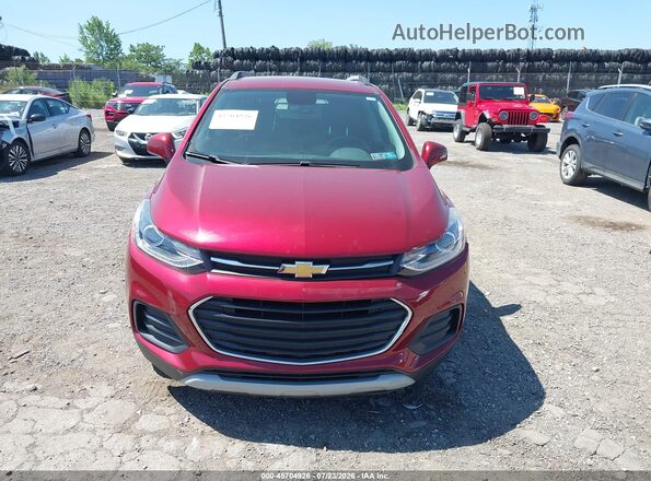KL7CJPSB8MB357077 2021 CHEVROLET TRAX Red Vista del cuadro de instrumentos
