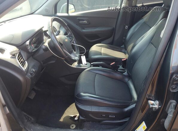 KL7CJPSB9HB203855 2017 CHEVROLET TRAX Charcoal წინა სალონის ხედი