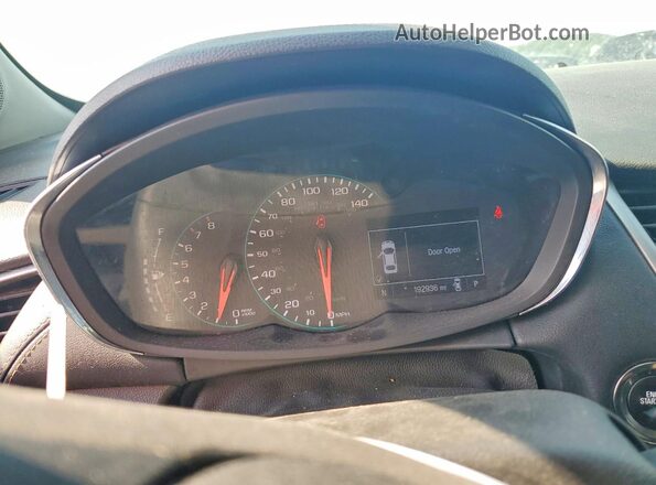 KL7CJPSB9KB753015 2019 CHEVROLET TRAX Silver Вид щитка приладів
