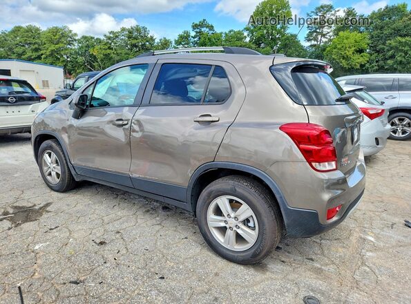 KL7CJPSB9MB349506 2021 CHEVROLET TRAX Коричневый Задняя левая четверть