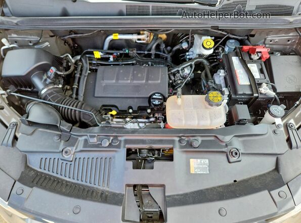 KL7CJPSB9MB349506 2021 CHEVROLET TRAX Коричневый Вид подкапотного пространства