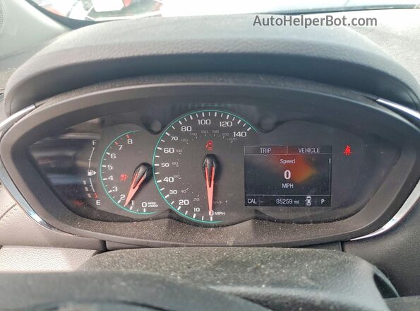 KL7CJPSBXLB327092 2020 CHEVROLET TRAX Black Սարքավորումների վահանակի տեսք