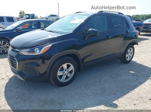 KL7CJPSM0MB365532 2021 CHEVROLET TRAX Black Przód lewy