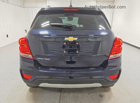 KL7CJPSM0MB371895 2021 CHEVROLET TRAX Blue Вид ззаду