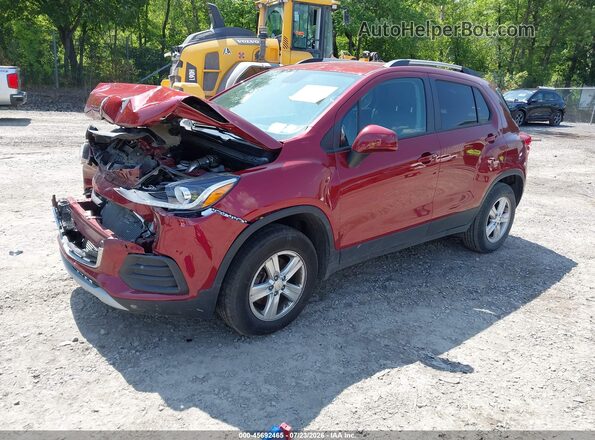 KL7CJPSM1NB528772 2022 CHEVROLET TRAX Red Front left