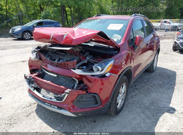 KL7CJPSM1NB528772 2022 CHEVROLET TRAX Red Front view