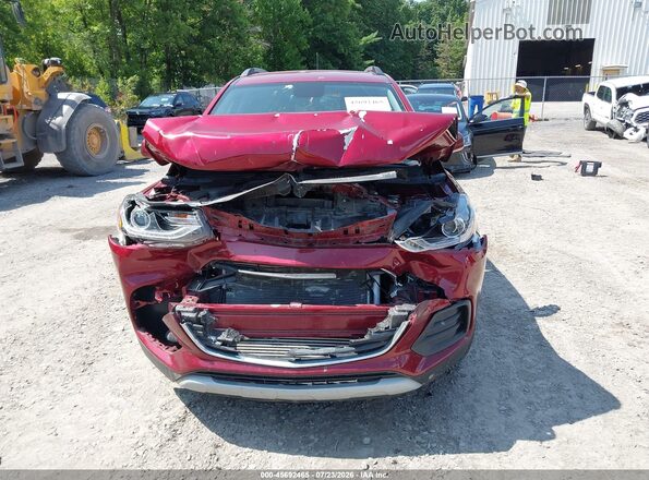 KL7CJPSM1NB528772 2022 CHEVROLET TRAX Red Dashboard view