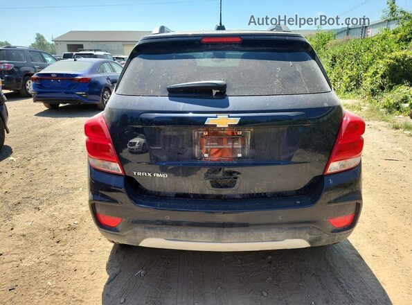 KL7CJPSM1NB529839 2022 CHEVROLET TRAX Blue Widok z tyłu