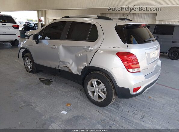 KL7CJPSM1NB567913 2022 CHEVROLET TRAX Серебряный Задняя левая четверть