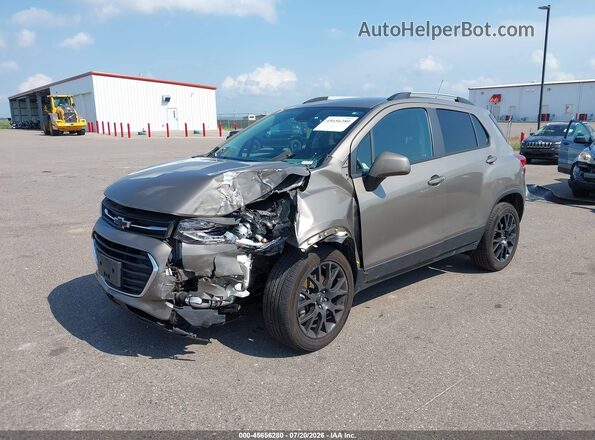 KL7CJPSM2NB502861 2022 CHEVROLET TRAX Бежевый Вид спереди