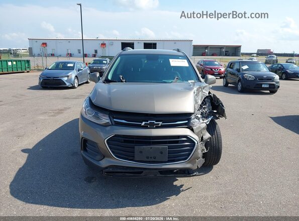 KL7CJPSM2NB502861 2022 CHEVROLET TRAX Бежевый Вид щитка приборов