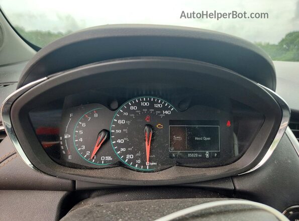 KL7CJPSM2NB538193 2022 CHEVROLET TRAX Black Widok zestawu wskaźników