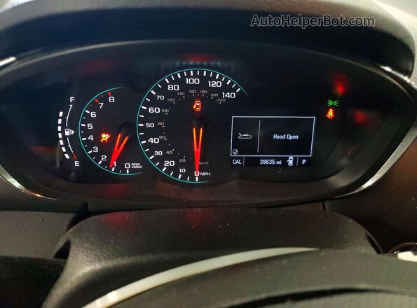KL7CJPSM3NB535061 2022 CHEVROLET TRAX Silver Вид щитка приладів