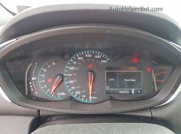 KL7CJPSM4MB372564 2021 CHEVROLET TRAX Red Vista del cuadro de instrumentos