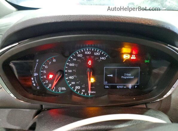 KL7CJPSM8NB535296 2022 CHEVROLET TRAX Черный Вид щитка приборов