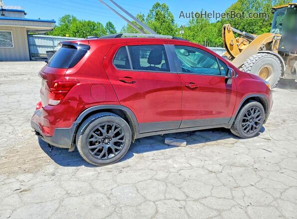 KL7CJPSM9NB551541 2022 CHEVROLET TRAX Maroon Tył prawy