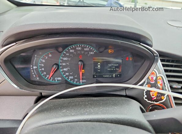 KL7CJRSB6JB632520 2018 CHEVROLET TRAX Black Սարքավորումների վահանակի տեսք