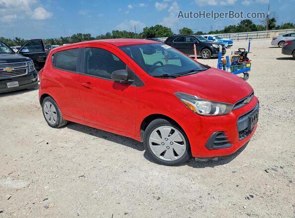 KL8CA6SA3HC726456 2017 CHEVROLET SPARK Красный Передняя правая четверть