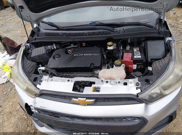 KL8CA6SA4JC472035 2018 CHEVROLET SPARK Silver Հետևի տեսք